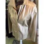 Metallic leather jacket size medium